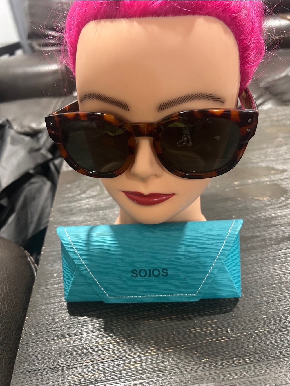 Sojos Women's Tortoiseshell Sunglasses with Brown Lenses
